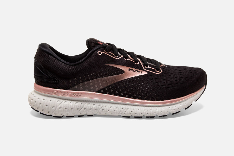 Zapatillas Running Brooks Glycerin 18 Mujer Negras/Rosas Doradas/Gris Comprar KMFI24538